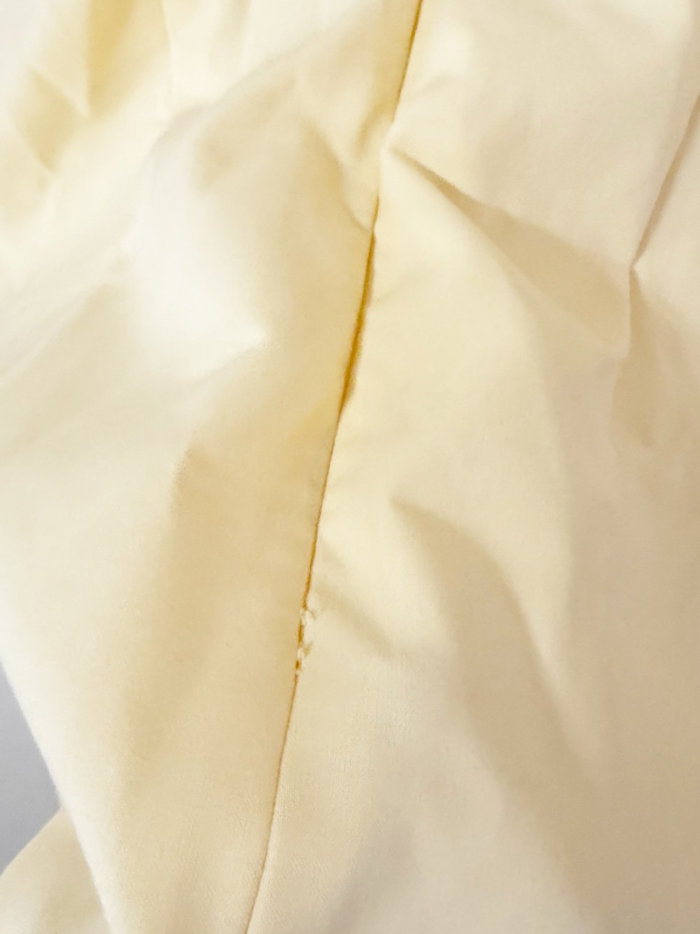 Zara Pleated Short Mini Puff Sleeve Dress in Butter Yellow size medium w/ tags - Picture 8 of 10